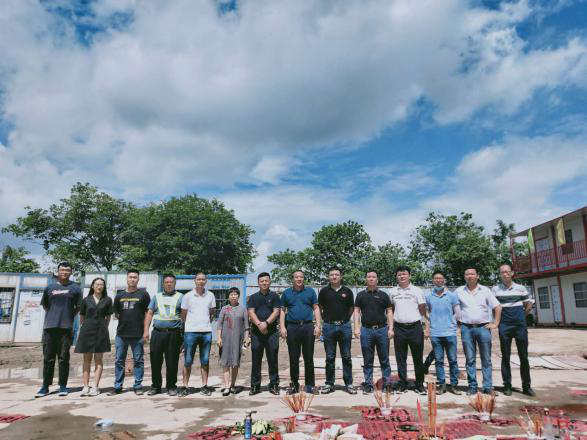 友焜集团首个装配式住宅工程---龙光濠弘苑项目举行开工仪式